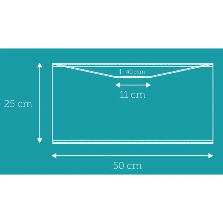 Clearance Isabella Castillo lampeskærm, sort/hvid, Ø40 cm Lampeskærme