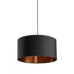 Sale Isabella Castillo lampeskærm, sort/kobber, Lampeskærme|Nielsen Light