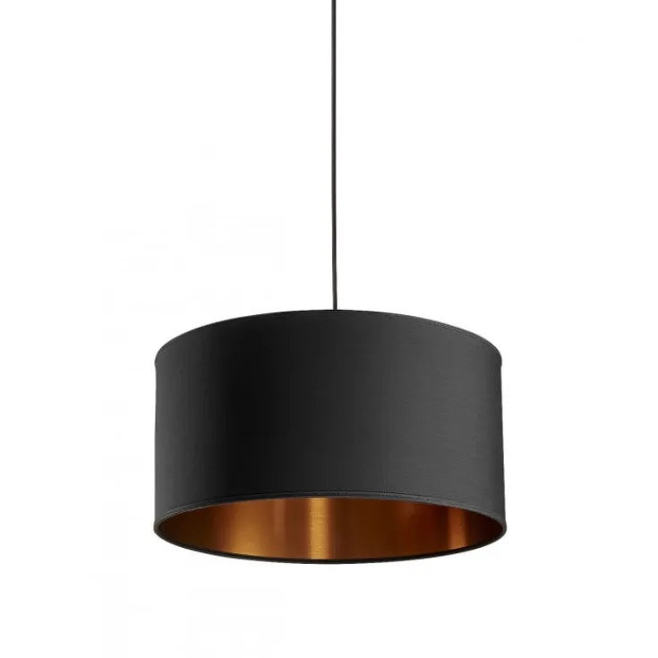 Sale Isabella Castillo lampeskærm, sort/kobber, Lampeskærme|Nielsen Light
