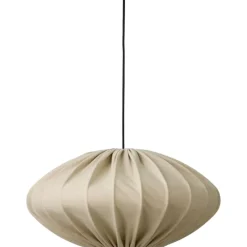 Hot Jasmin Ellipse pendel, sort ledning, sand Nielsen Light