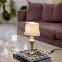 Discount Jasmin lampeskærm, sand, H13 cm Lampeskærme|Nielsen Light