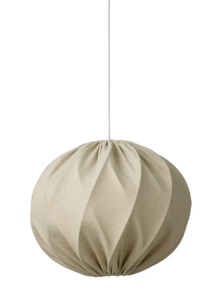 Outlet Jasmin pendel, hvid ledning, sand Nielsen Light
