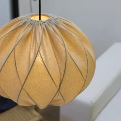 Discount Jasmin pendel, sort ledning, sand Nielsen Light