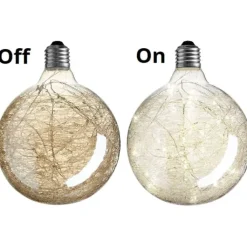 Online Klokkeblomst E27 globepære, 2500K, 1W, Ø9,5 cm Nielsen Light
