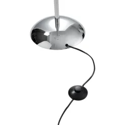 Salsa gulvlampe, krom med skærme Gulvlamper