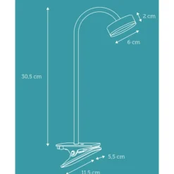 Hot Tulipan klemmelampe Nielsen Light|Klemmelamper
