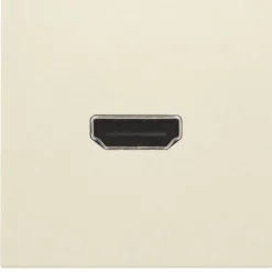 Online HDMI udtag connector for stikmontering, cream Udtag & Konnektorer