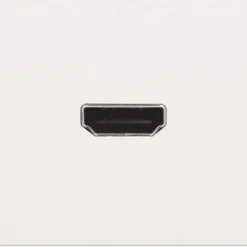 HDMI udtag connector for stikmontering, hvid Udtag & Konnektorer