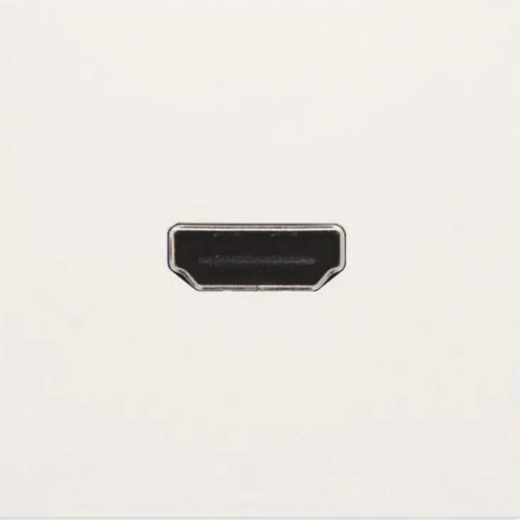 New HDMI udtag connector for stikmontering, råhvid Udtag & Konnektorer