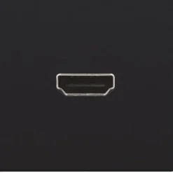 Discount HDMI udtag connector for stikmontering, sort Udtag & Konnektorer