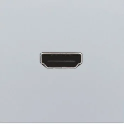 HDMI udtag connector for stikmontering, sølv Udtag & Konnektorer