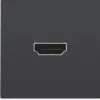 New HDMI udtag med terminaler for ledningsmontering, antrasit Udtag & Konnektorer