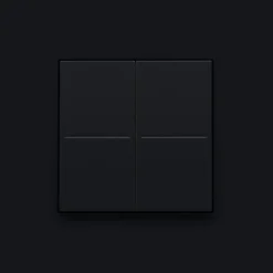 Outlet Pure kontakt/lysdæmper til Philips Hue, sort stål Lysdæmpere