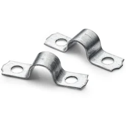 Outlet kabelbøjle, 2 lapper, forzinket, 200 stk, 14mm Kabelclips- & Bøjler