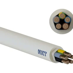 New Noiklx installationskabel, 5G6 mm², metervare Installationskabler