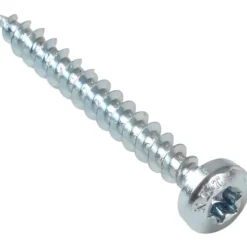 Outlet NKT Spun+ skrue, elforzinket, panhoved, 4,0x35 mm, 200 stk Skruer & Søm