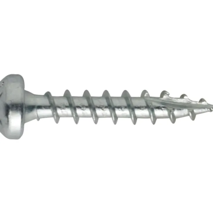 Outlet NKT Spun+ skrue, elforzinket, panhoved, 4,0x35 mm, 200 stk Skruer & Søm