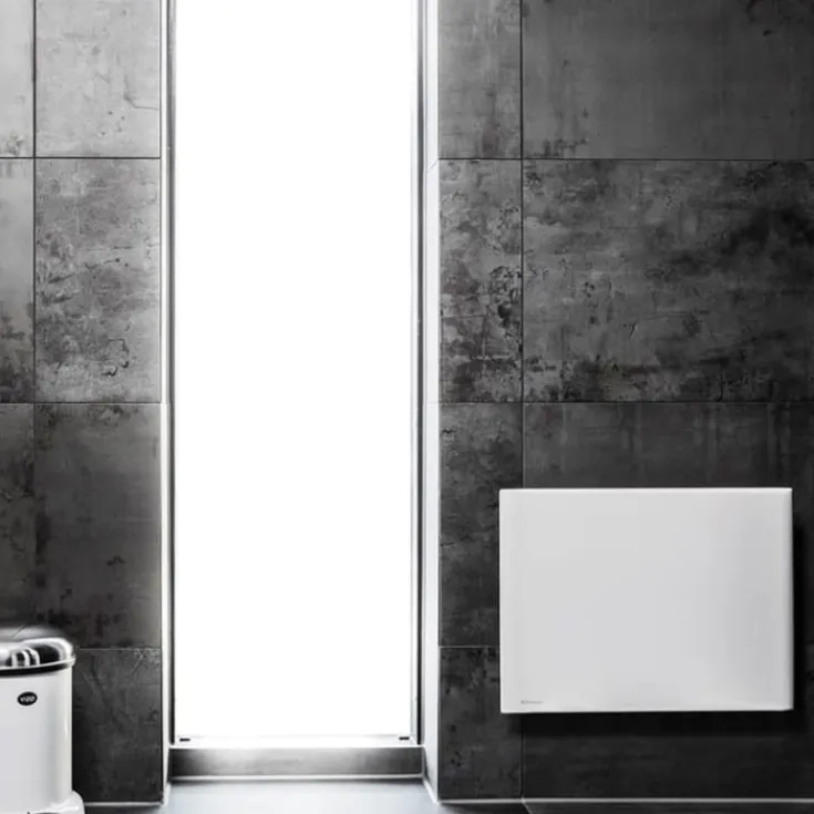 New NTL4N elradiator med topvarme, 230V, 250W, 2-6 m² Elradiatorer