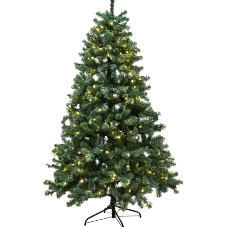 Clearance Aske kunstigt juletræ med lys, 210 x 138 cm Kunstige Juletræer