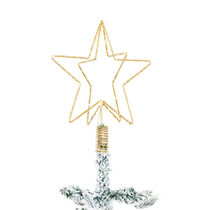 Sale topstjerne med lys Julepynt Med Lys