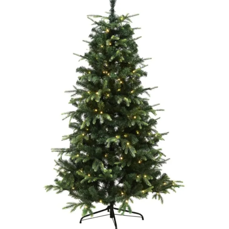 Online Vigga kunstigt juletræ med lys, 140 x 96 cm Kunstige Juletræer