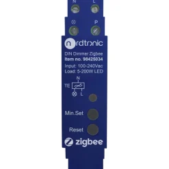 Best DIN-skinne Zigbee lysdæmper Lysdæmpere|Nordtronic