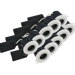 New Fast Install ECO indbygningsspot, , 10-pak Indbygningsspots|Nordtronic