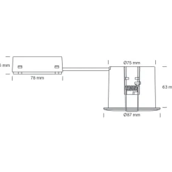 New Fast Install ECO indbygningsspot, , 10-pak Indbygningsspots|Nordtronic