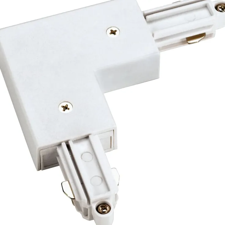 Discount 1F hjørnestykke, jord på yderside, Strømskinner|Nordtronic