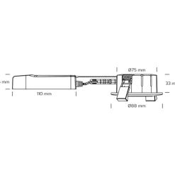 Online Low Profile ECO indbygningsspot, , 2700K Indbygningsspots|Nordtronic