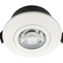 Discount Low Profile Flexible indbygningsspot, Ø7,5 cm, hvid, Nordtronic