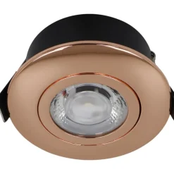 Sale Low Profile Flexible indbygningsspot, Ø7,5 cm, kobber, Nordtronic