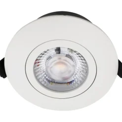 New Low Profile Flexible indbygningsspot, Ø8,3 cm, DTW, Nordtronic