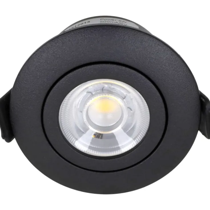 Outlet Low Profile Flexible udendørs indbygningsspot, driver, Ø7,5 cm, sort, Udendørs Spots