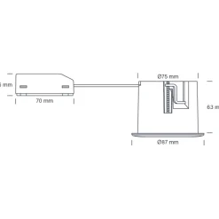 Sale Quick Install G2 indbygningsspot uden front Indbygningsspots|Nordtronic