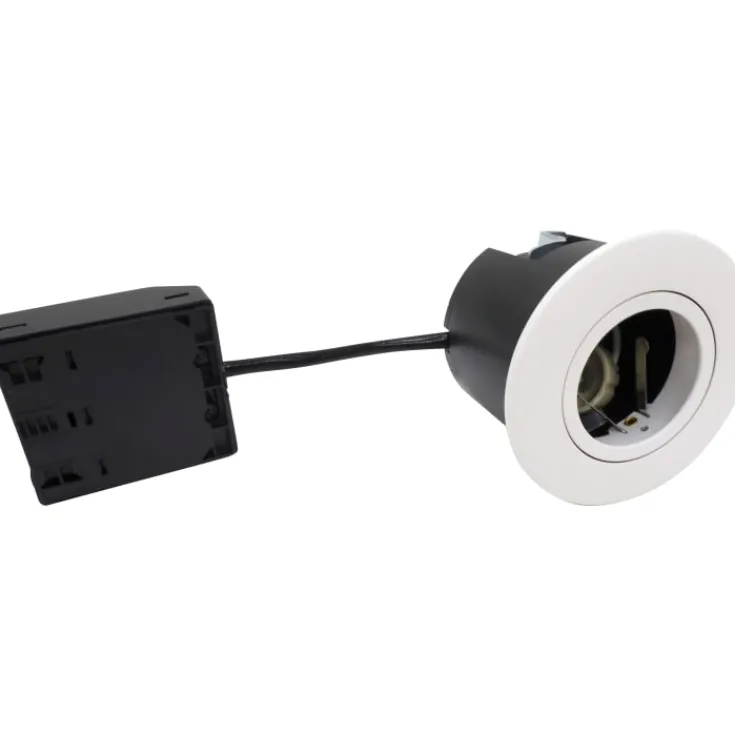 Hot Quick Install indbygningsspot, GU10, rund, Indbygningsspots|Nordtronic