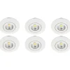 Velia Eco CCT indbygningsspot, 6-pak Nordtronic