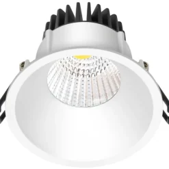 Discount Velia indbygningsspot, mat hvid, 3000K Nordtronic