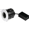 New NVC Arden Pro indbygningsspot, GU10, hvid, 10 stk. Indbygningsspots