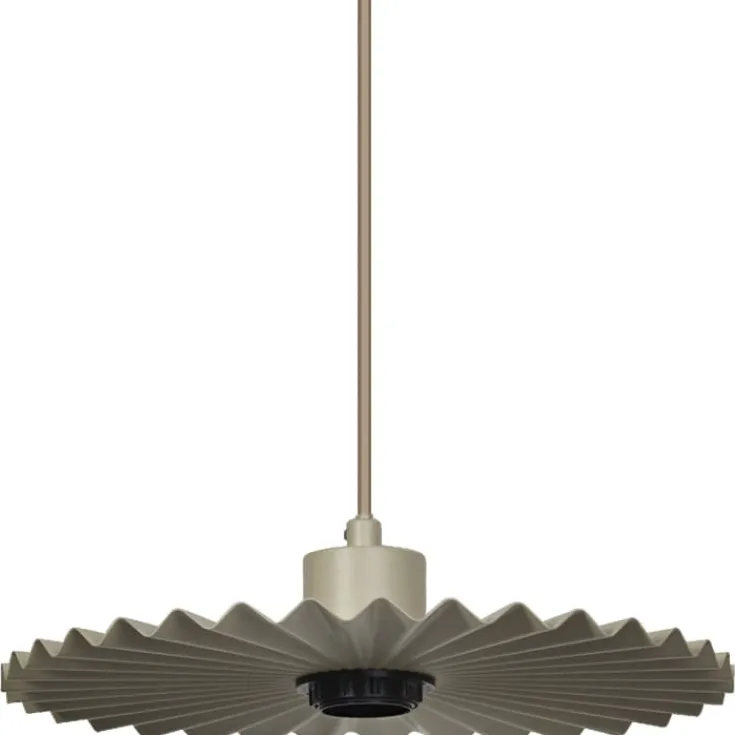 Outlet Decor Plissee pendel, beige Loftlamper