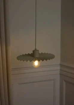 Outlet Decor Plissee pendel, beige Loftlamper