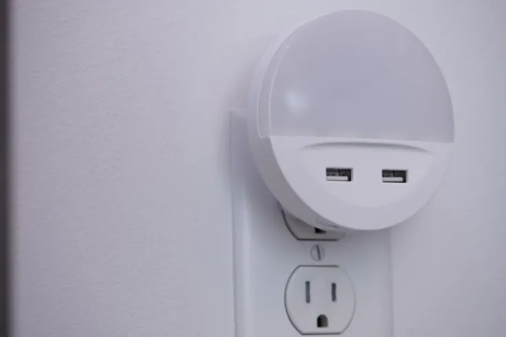 Hot Lunetta natlamp med USB Natlamper