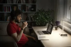Best Office Banker skrivebordslampe, 18W, hvid Tilbud|Bordlamper
