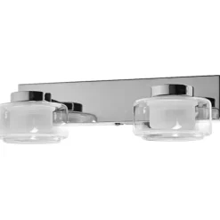 Online Orbis Flame spejllampe, 3000-4000K, krom, 30 cm Spejllamper