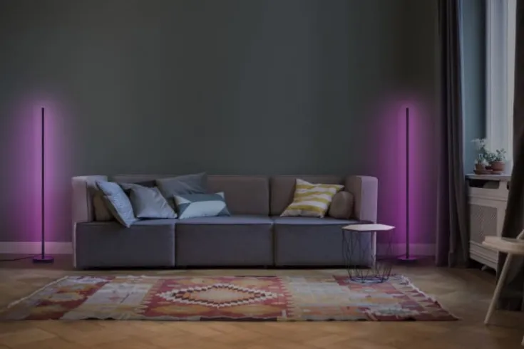 Smart+ Wifi Floor Round gulvlampe Gulvlamper