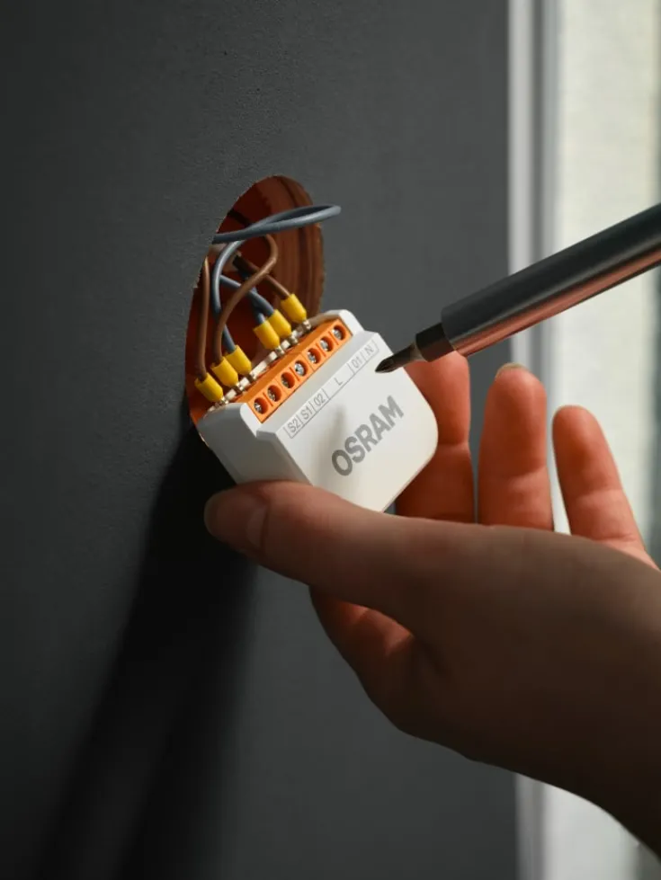 Discount Smart+ Wifi relæ til vægafbryder, 2-knap Afbrydere