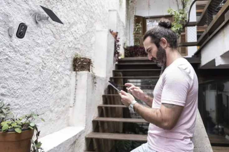Best Smart+ Wifi solcelle udendørs overvågningskamera Alarmsystemer & Tyverisikring