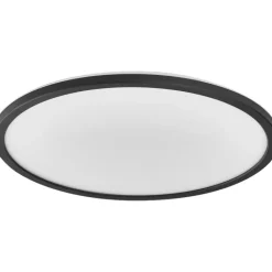 Sale Smart+ Wifi Ultra Slim Backlight plafond, farveskift + hvid, sort, Ø40 cm Indendørs Belysning