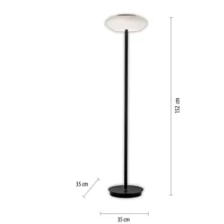 Online Q-Etienne gulvlampe, sort Gulvlamper