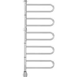 Clearance Flex U håndklædetørrer, el, 45,4x115,3 cm, rustfrit stål Håndklædetørrer